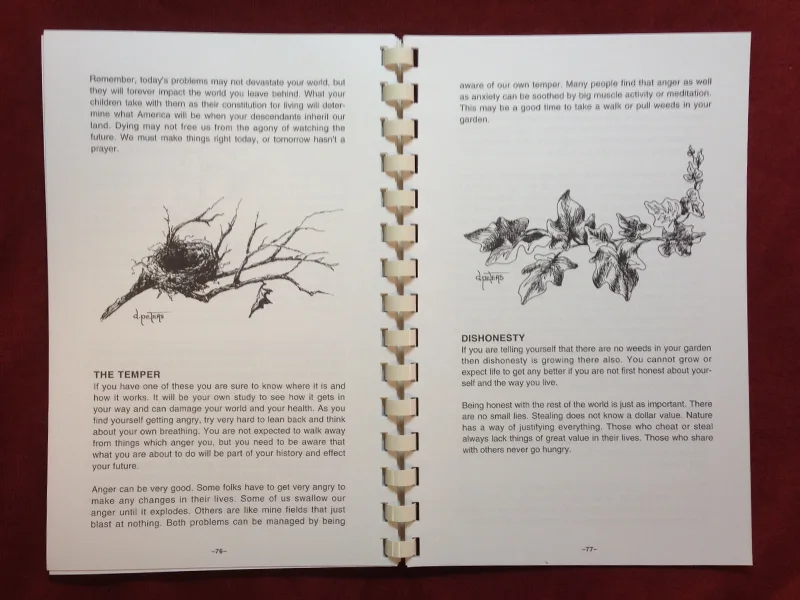 Page from the Book - Swan's Garden